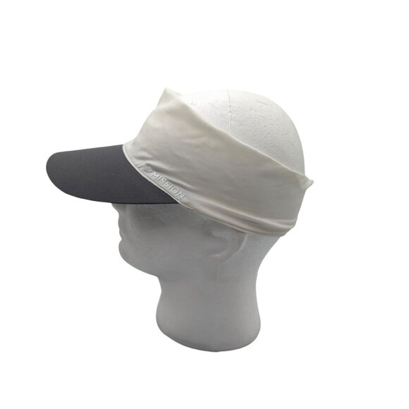 Mission Cooling Performance Visor Hat - Black & White Reflective Unisex Design - Picture 3 of 8